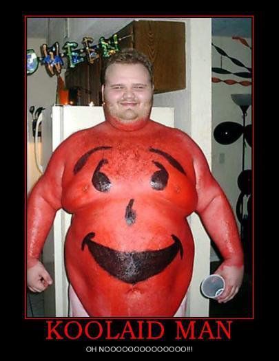 This Kool Aid Guy. Oh, our eyes!