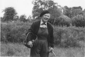 Ruth in garden